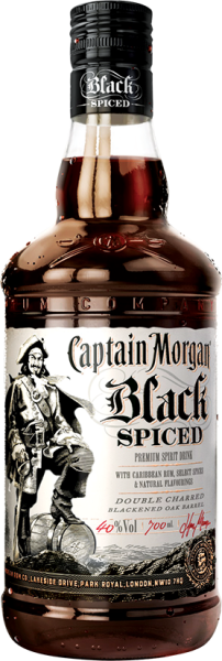 Спиртной напиток Капитан Морган Чёрный Пряный 0,7л Спиртной напиток Капитан Морган Чёрный Пряный 0,7л